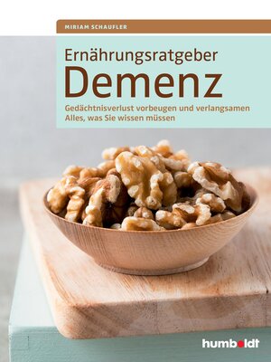 cover image of Ernährungsratgeber Demenz